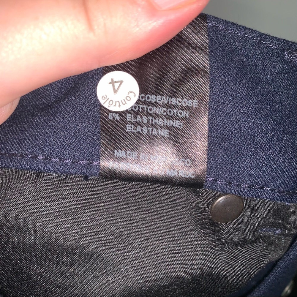 Joseph Gabardine Stretch Den Trousers Navy 38 - Picture 9 of 15